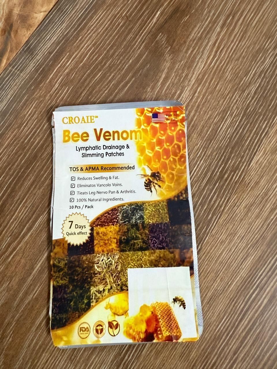 Bee Venom Lymphatic Damage & Sliming Patches (10 Patches)