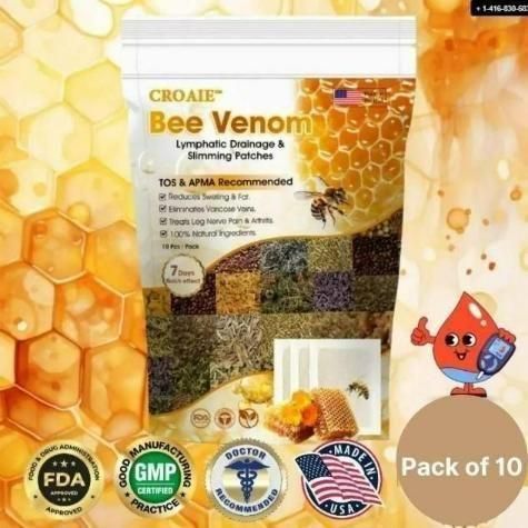 Bee Venom Lymphatic Damage & Sliming Patches (10 Patches)